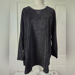 Quacker Factory NWT Velour Top